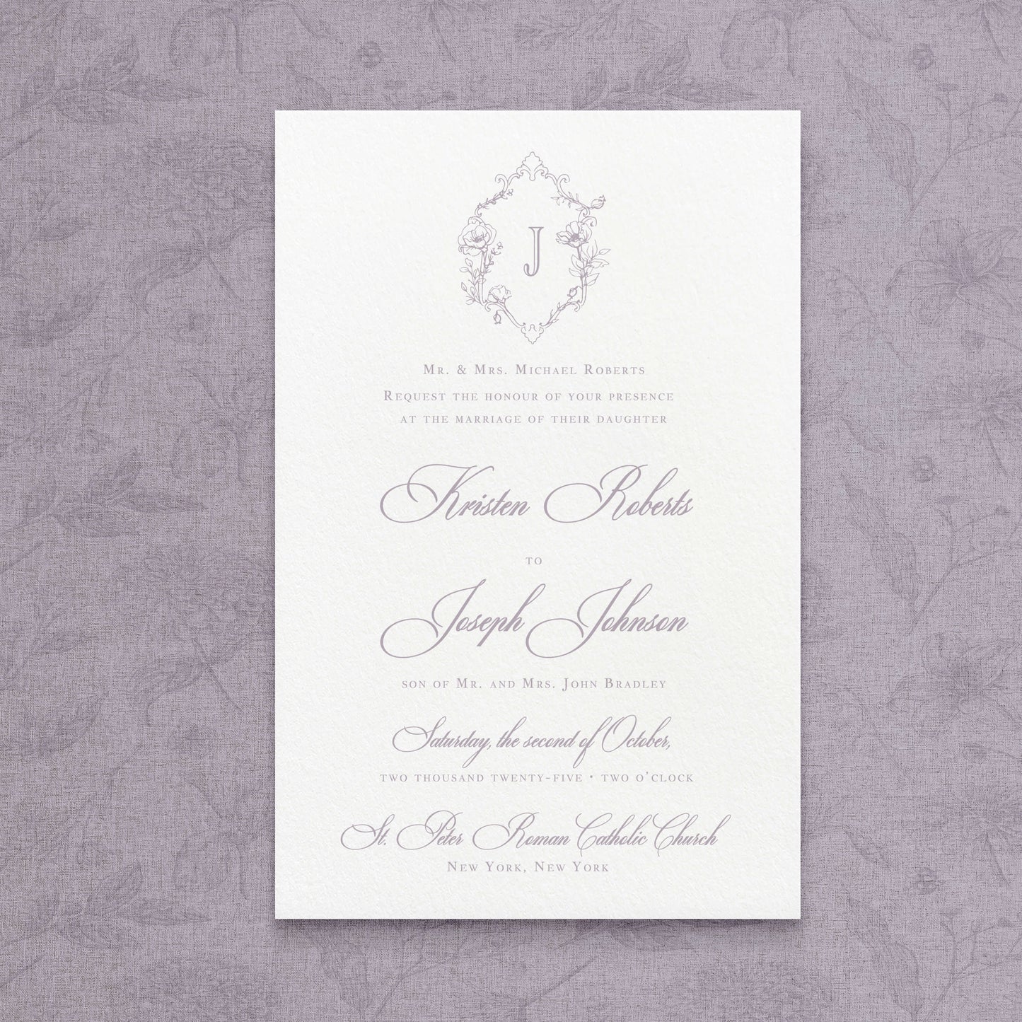 Lucianna Wedding Invitation